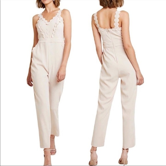Foxiedox Idris Scalloped Jumpsuit - Picture 1 of 6